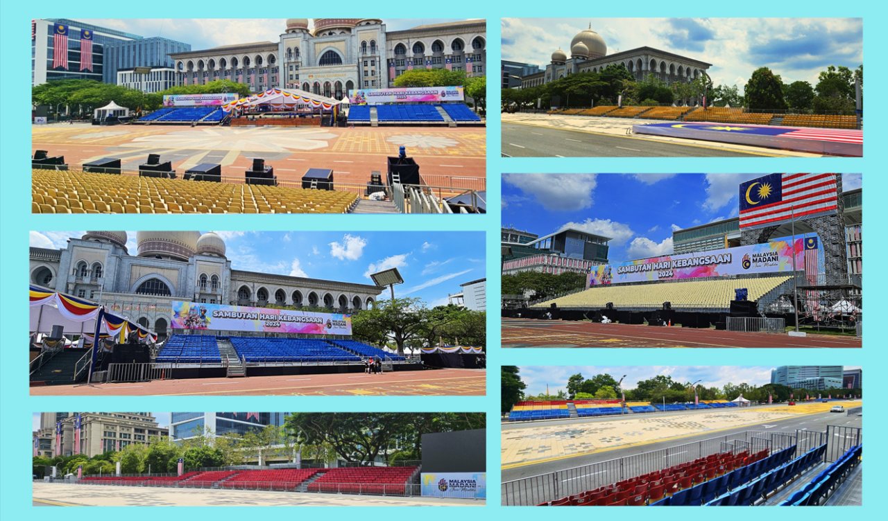 Malaysia National Day Parade 2024 Pakar Seating Grandstand Bleacher